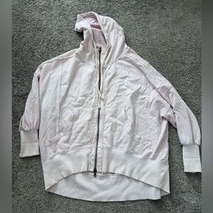 Free People zip up sweatshirt